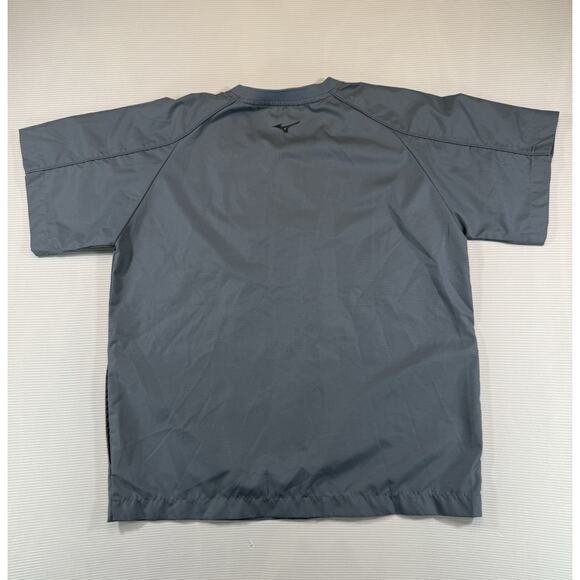 Mizuno Performance Half Zip Pullover Gray Short Sleeve Athletic Shirt - Picture 4 of 10